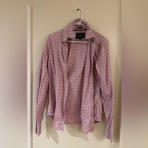 Abercrombie and Fitch Men Medium Dress Shirt